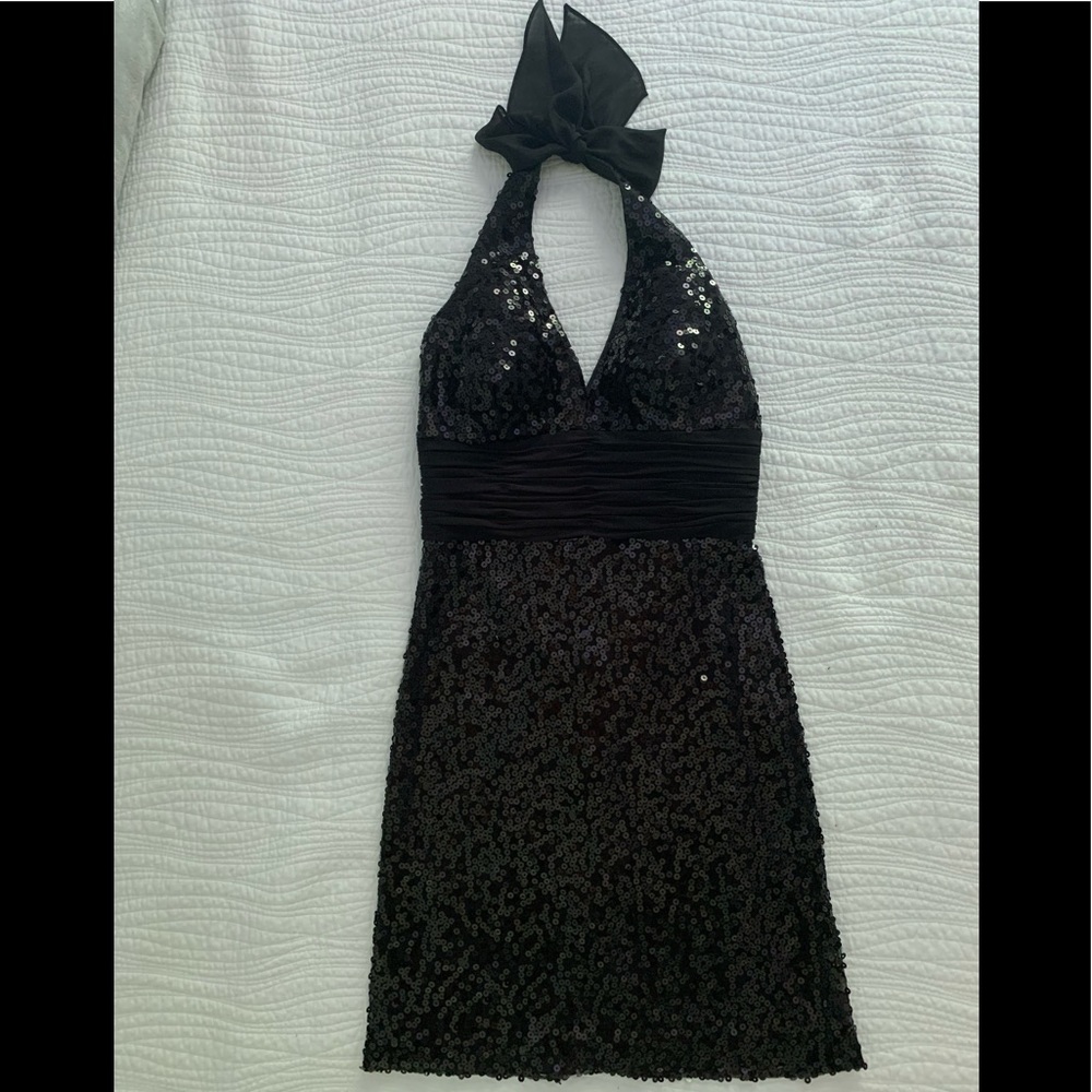 Dress White Black size 8 color black